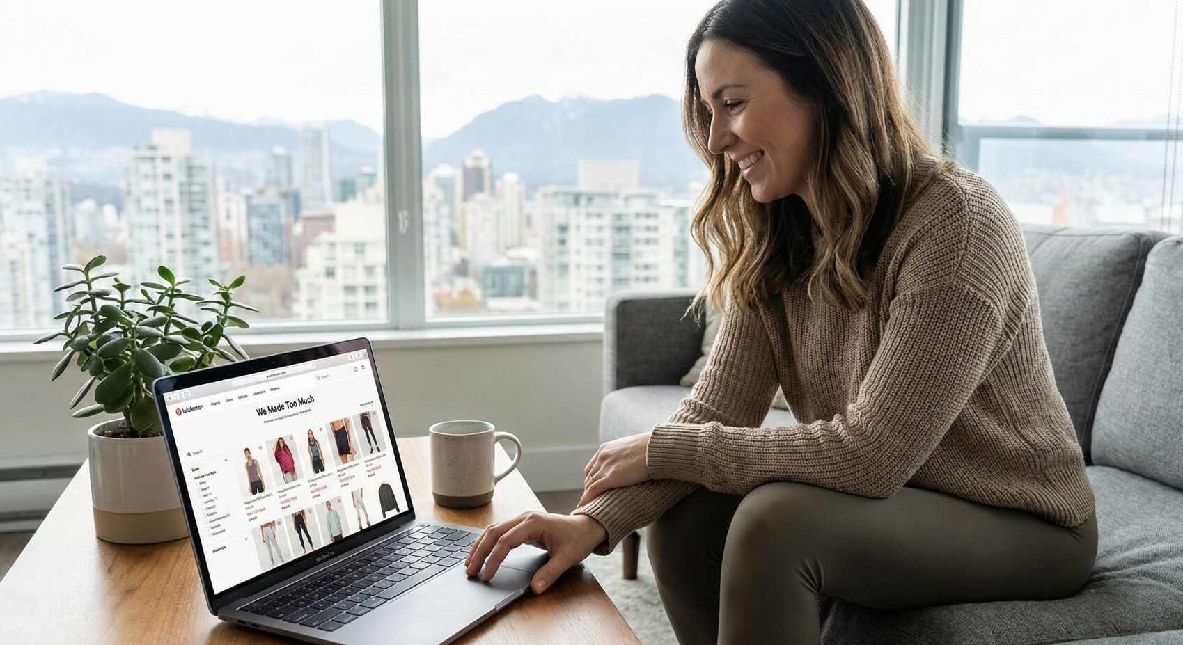 lululemon canada we made too much sale online shopping