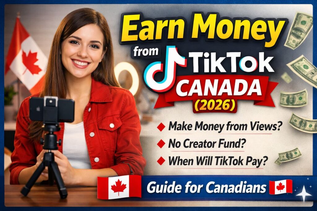 Earn money from TikTok Canada in 2026 using views, brand deals, and smart monetization strategies
