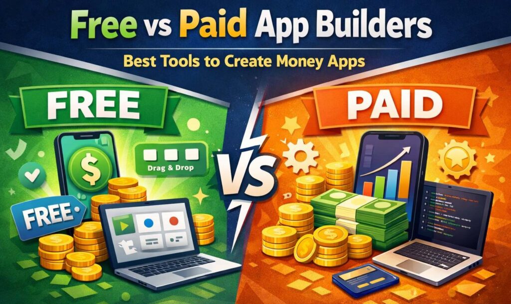 Free vs paid app builders comparison