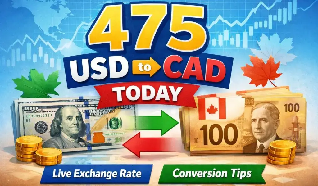 475 USD to CAD today exchange rate guide