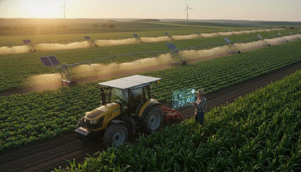 Smart agriculture system using modern technology for passive income farming