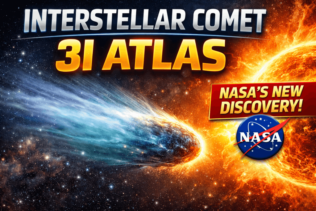 Interstellar comet 3I ATLAS near the Sun with NASA new discovery update