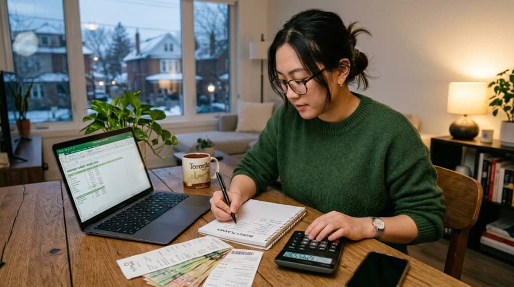 Budget planning on low income in Canada at home