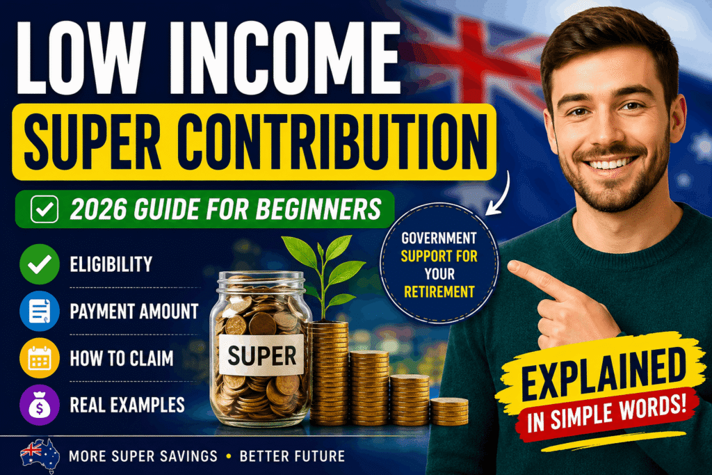 low income super contribution 2026 guide Australia retirement savings explanation beginner friendly