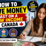 how to save money fast on a low income in canada